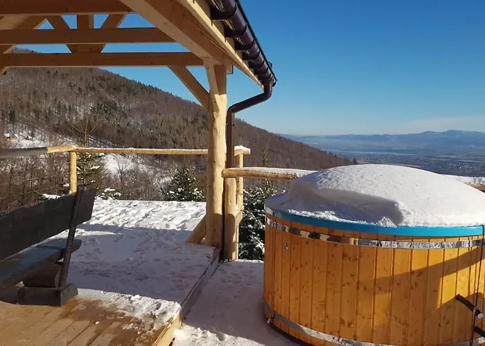 Widokowka - Dom Na Wylacznosc Z Pieknym Widokiem I Balia וילה *